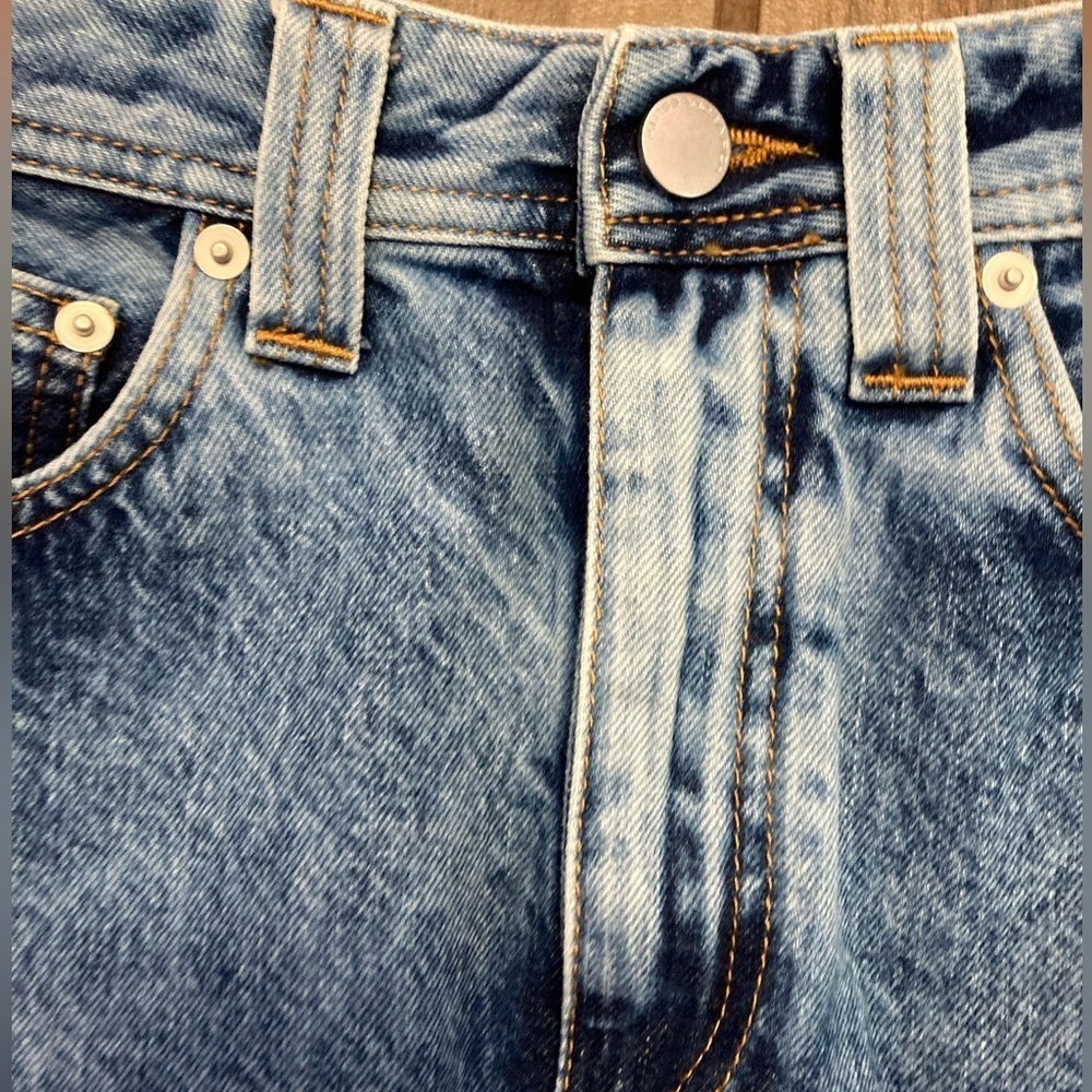 Alessandra Rich Denim High Rise Mini Skirt - Picture 8 of 8
